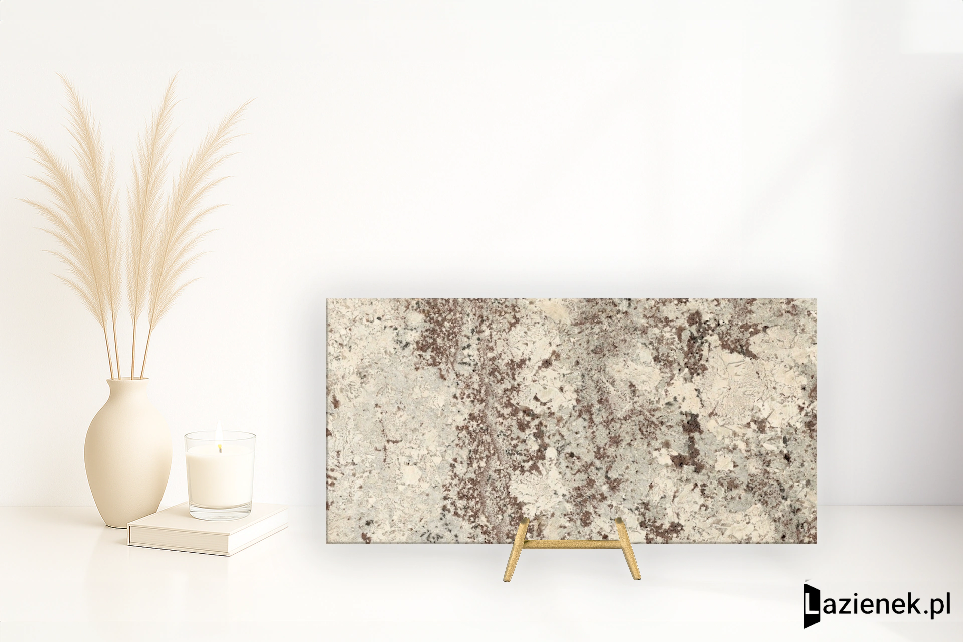 Graniti Fiandre Marmi Maximum Alaska White półpolerowana 75x150 cm gr. 6 mm - płytka rektyfikowana / MGH2856715